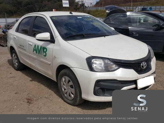 TOYOTA ETIOS SEDA X AT 1.5 16V DUAL VVT-I 19/19